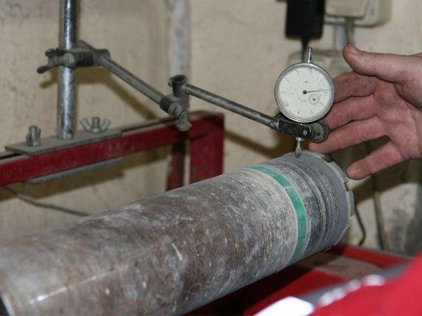 Проверка коронки на биение Проверка коронки на биение