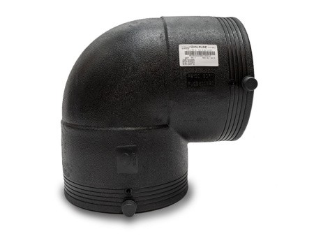 Отвод электросварной 90° PN16 SDR11 PE100 D225 Отвод электросварной 90° PN16 SDR11 PE100 D225